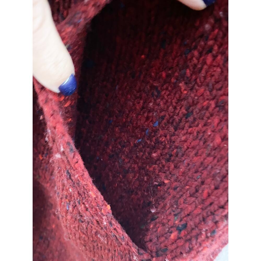 Fisherman Out Of Ireland Women's Long Button Up Cardigan Sailor Collar Woolmark - Picture 3 of 7